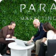 Paragon Marketing about us graphic